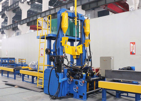 Подгонянная ЗХДЖ0815 линия заварки стальная заварка луча х собрания выправляя машину