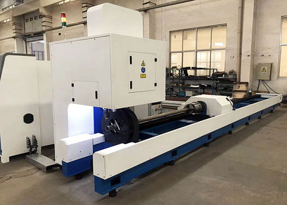 Станок для лазерной резки труб Raycus IPG CNC мощностью 6000 Вт, красно-черный, высокая эффективность, FL-T-6000W